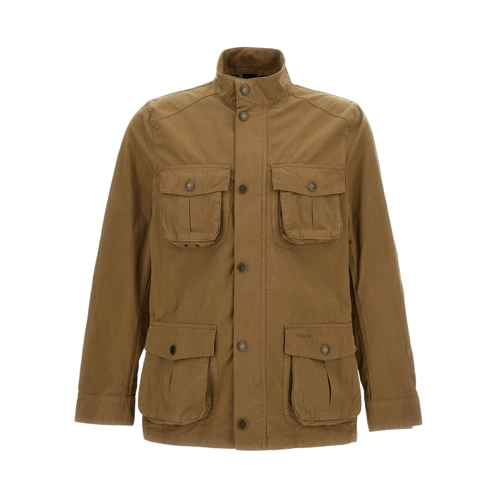Barbour Men's Brown Corbridge Utility Jacket - Light Jackets - M - Jackets
