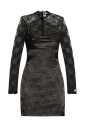 black-lace-panelled-dress-satin-finish
