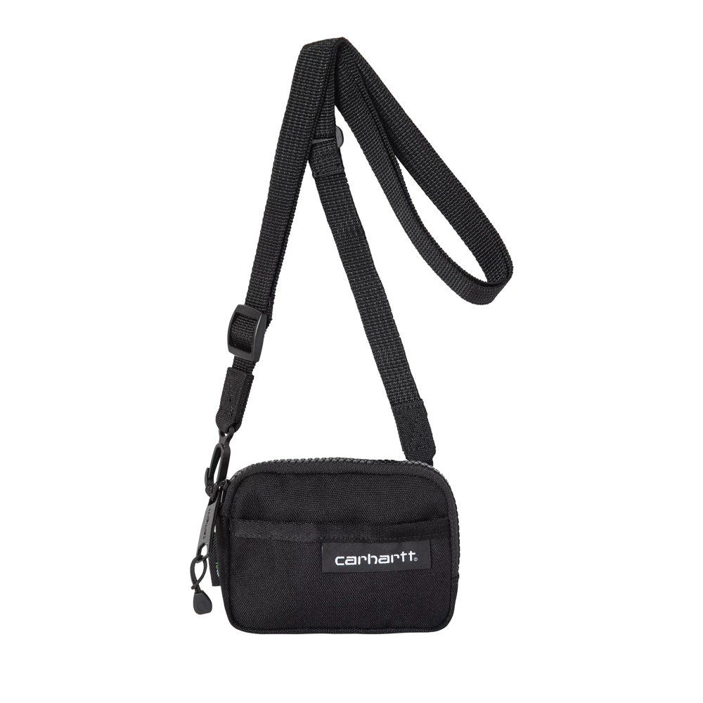 Carhartt WIP Waterdichte Clapton Portemonnee met Verstelbare Band Black Heren