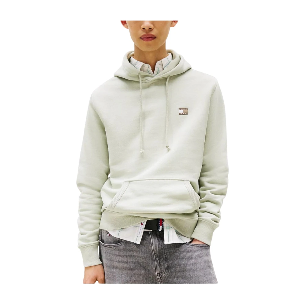 Tommy Hilfiger Men's Green Urban Badge Hoodie