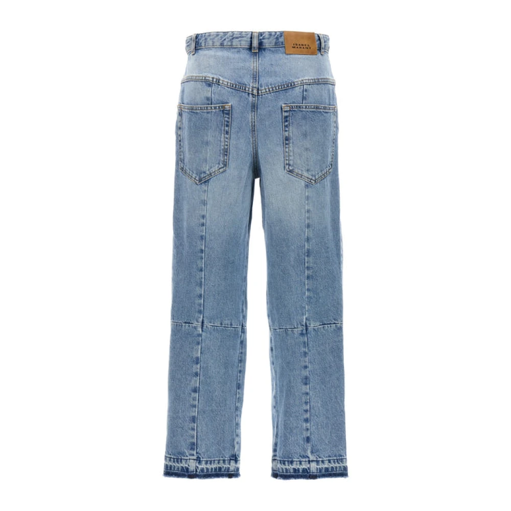 Isabel marant Najet Patchwork Denim Jeans Blue Dames
