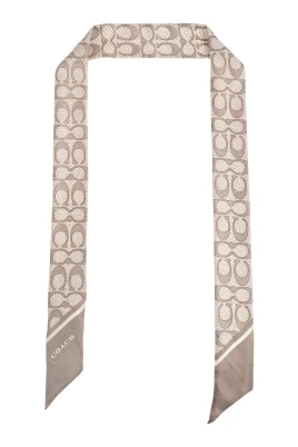 Texturerad signaturtryckt sidenscarf