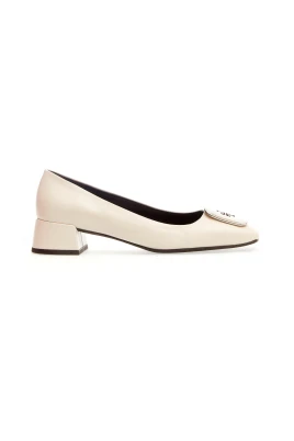 Vita Läder Square Toe Pumps