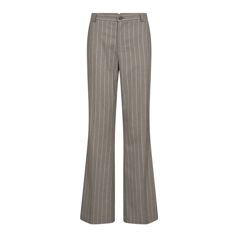 MOS MOSH Wide Trousers Gray Dames