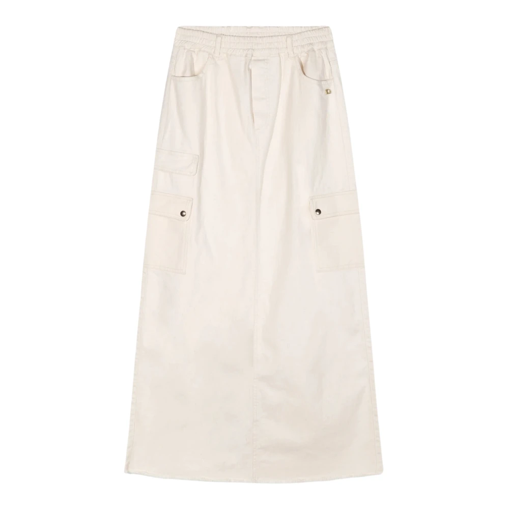 10Days Sarga Maxi Rok Beige Dames