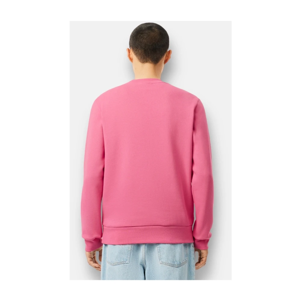 Lacoste Iconisch Sweatshirt met Krokodil Logo Pink Heren