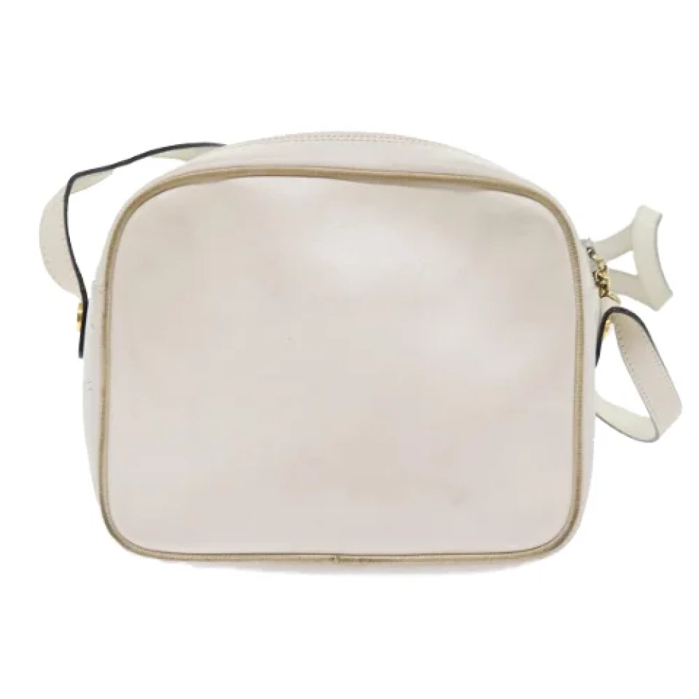 Salvatore Ferragamo Pre-owned Leather shoulder-bags White Dames