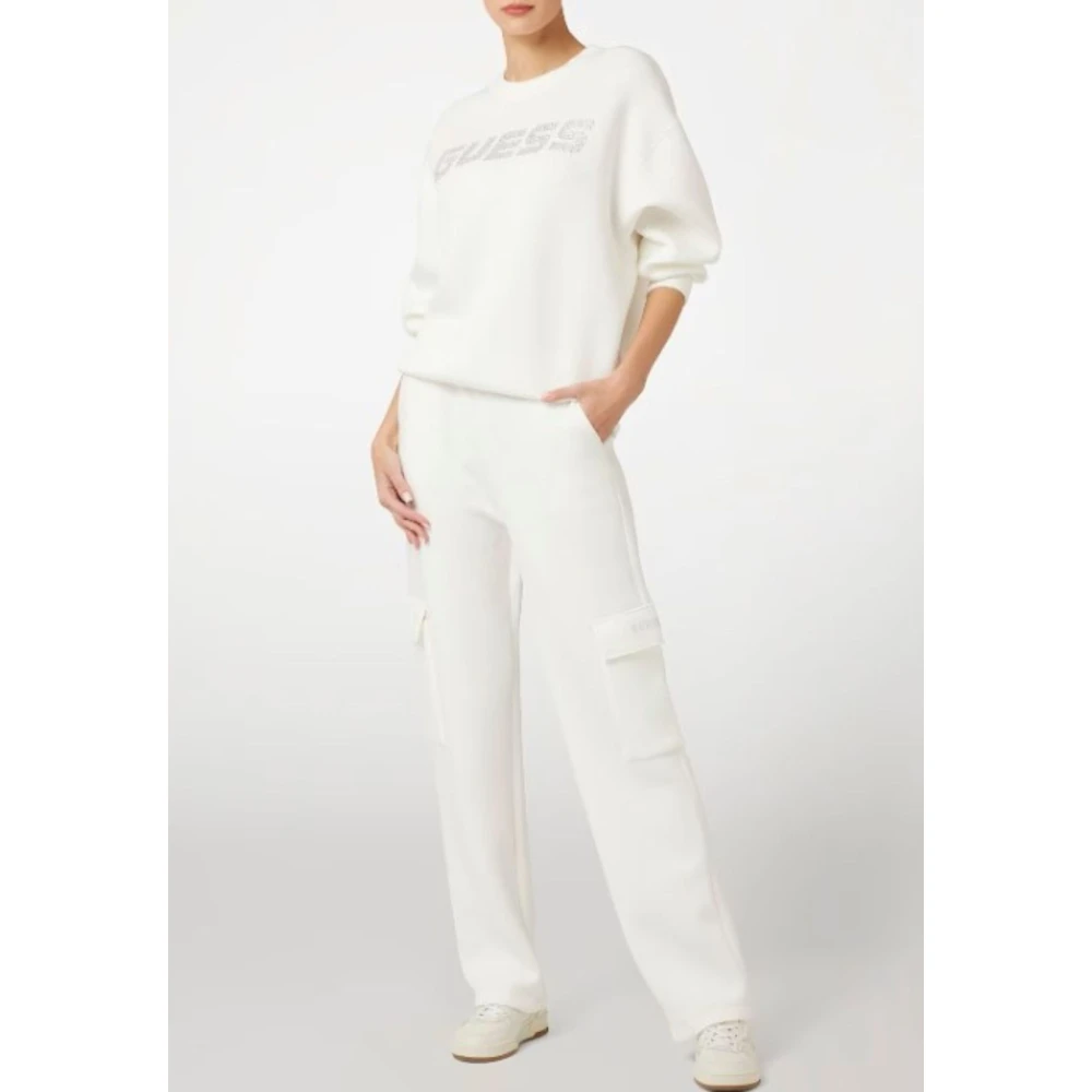 Guess Cargo broek voor vrouwen White Dames