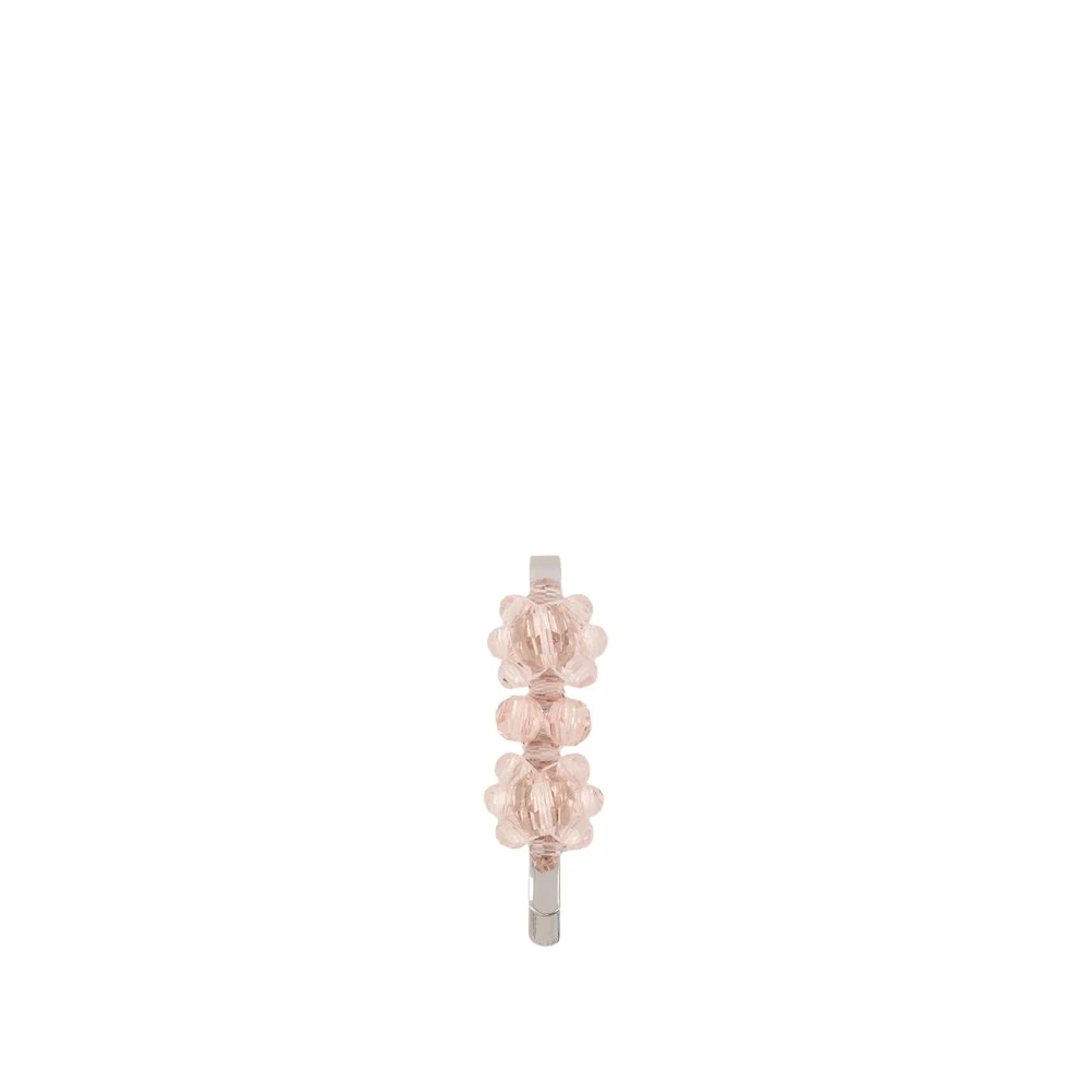 Simone Rocha Bloem Haarklem Messing Roze Pink Dames