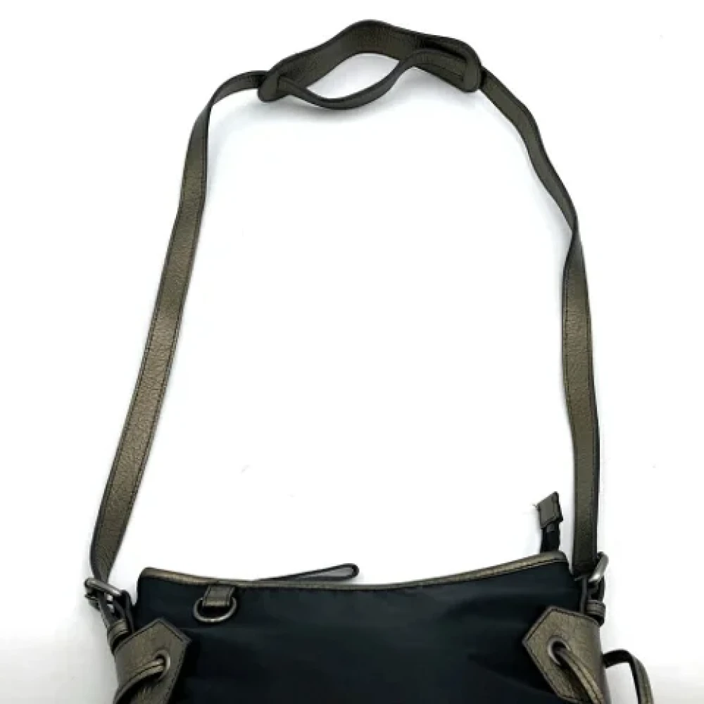 Burberry Vintage Pre-owned Leather shoulder-bags Black Dames