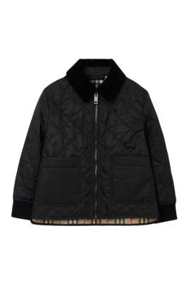 Vintage Check Quiltad Jacka