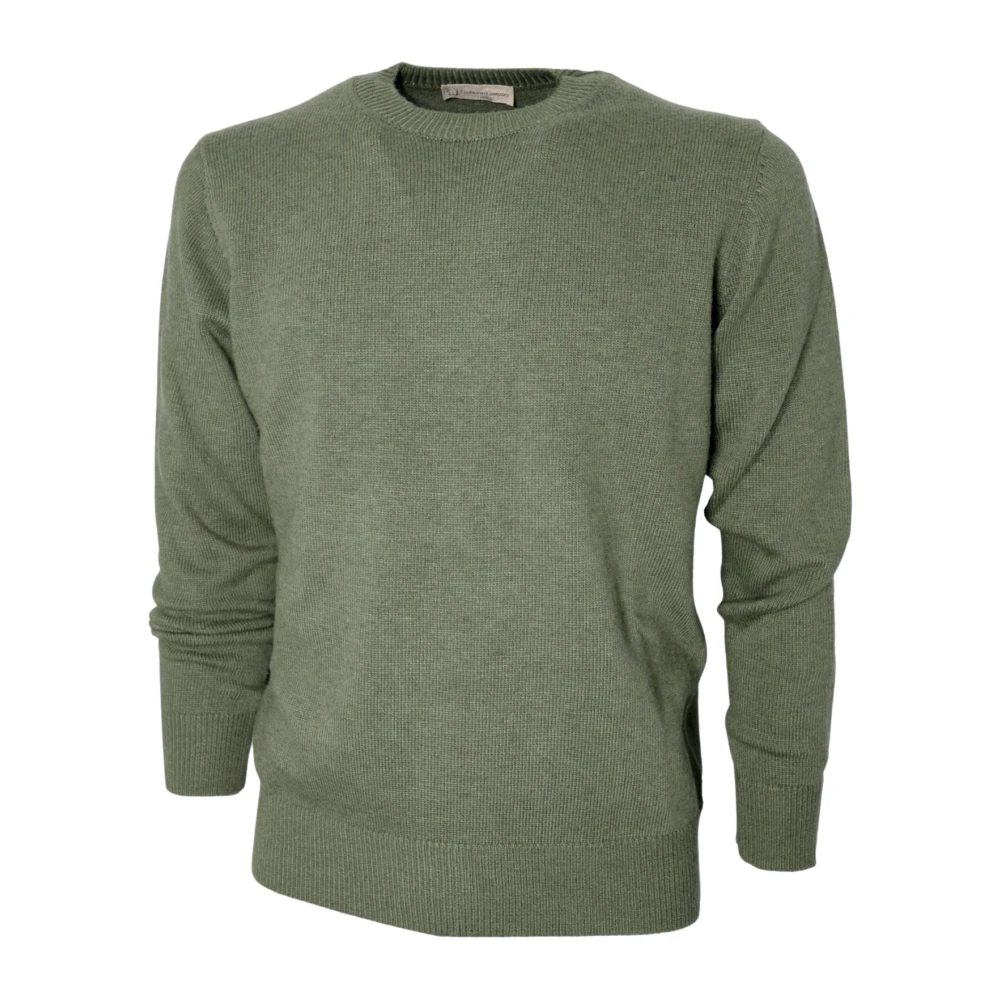 Cashmere Company Men's Green Shirts - Round-Neck Knitwear - 3XL - Knitwear