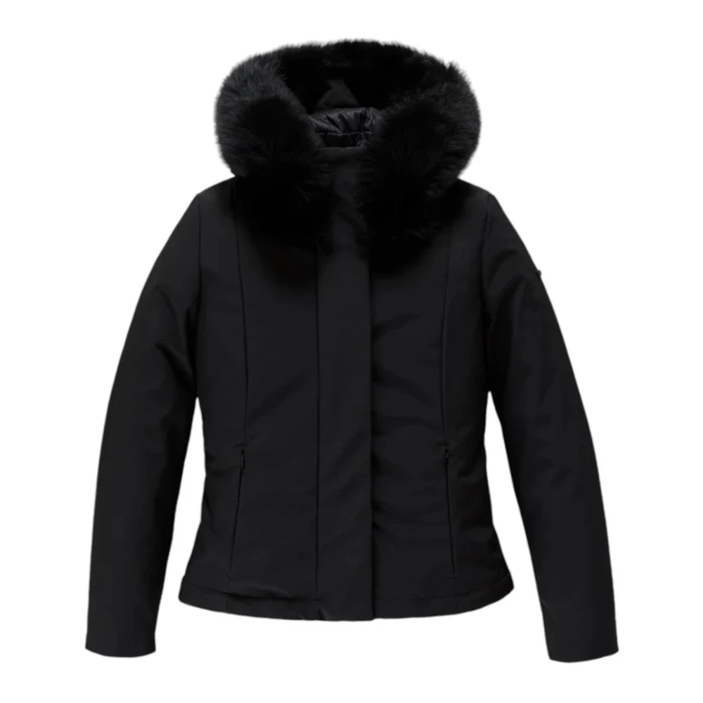 RefrigiWear Stijlvolle Jas voor Mannen Black Dames