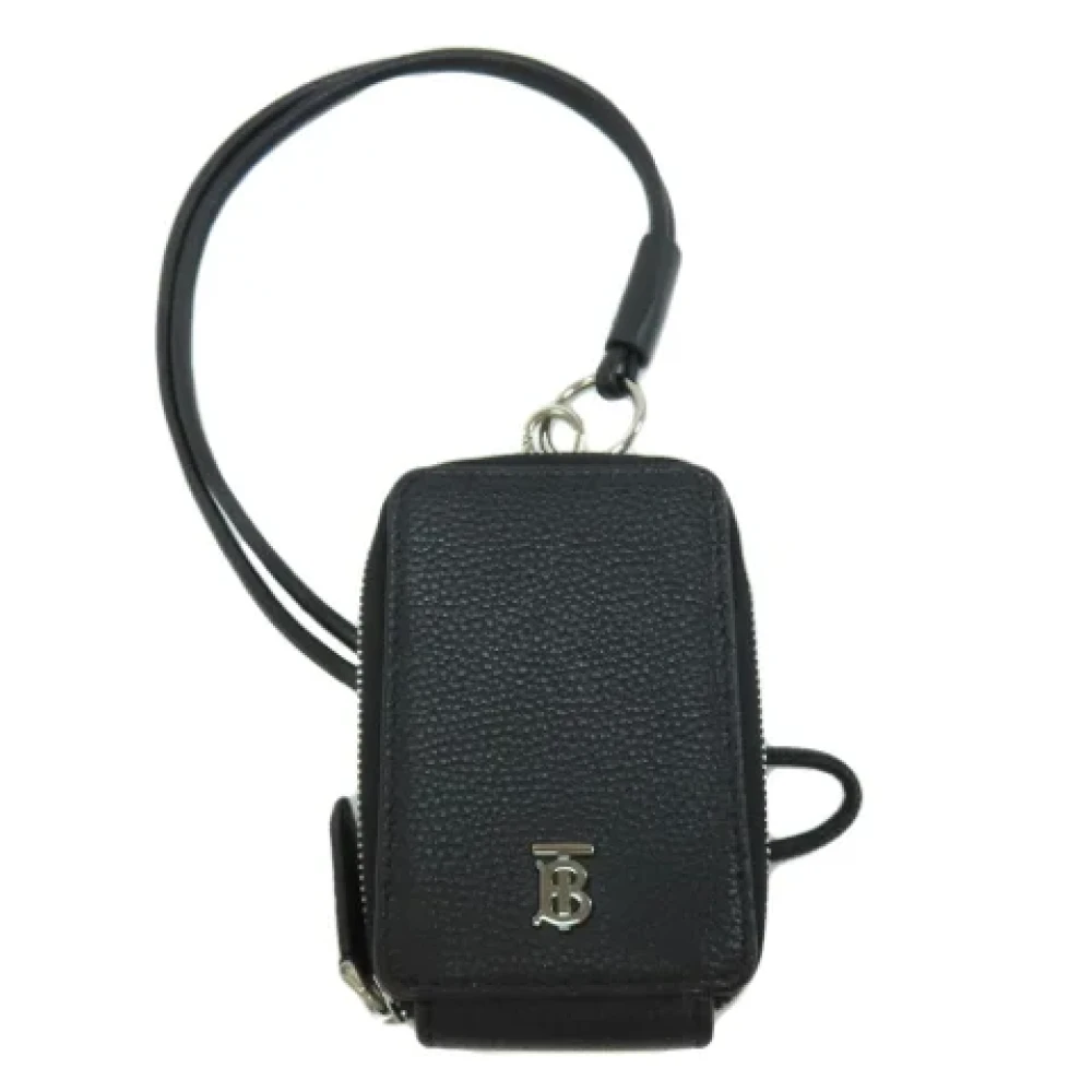 Burberry Vintage Pre-owned Leather wallets Black Dames