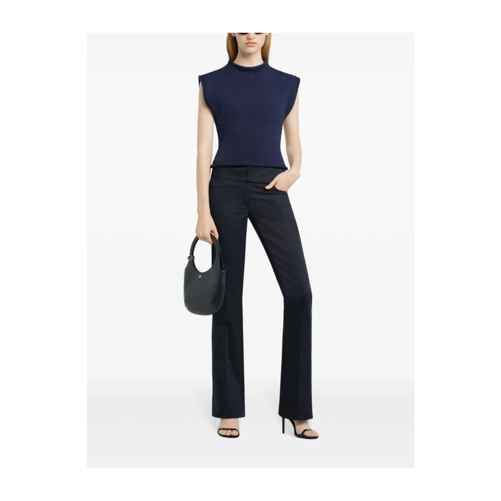 Courrèges Blauw T-shirt en Polo Set Blue Dames