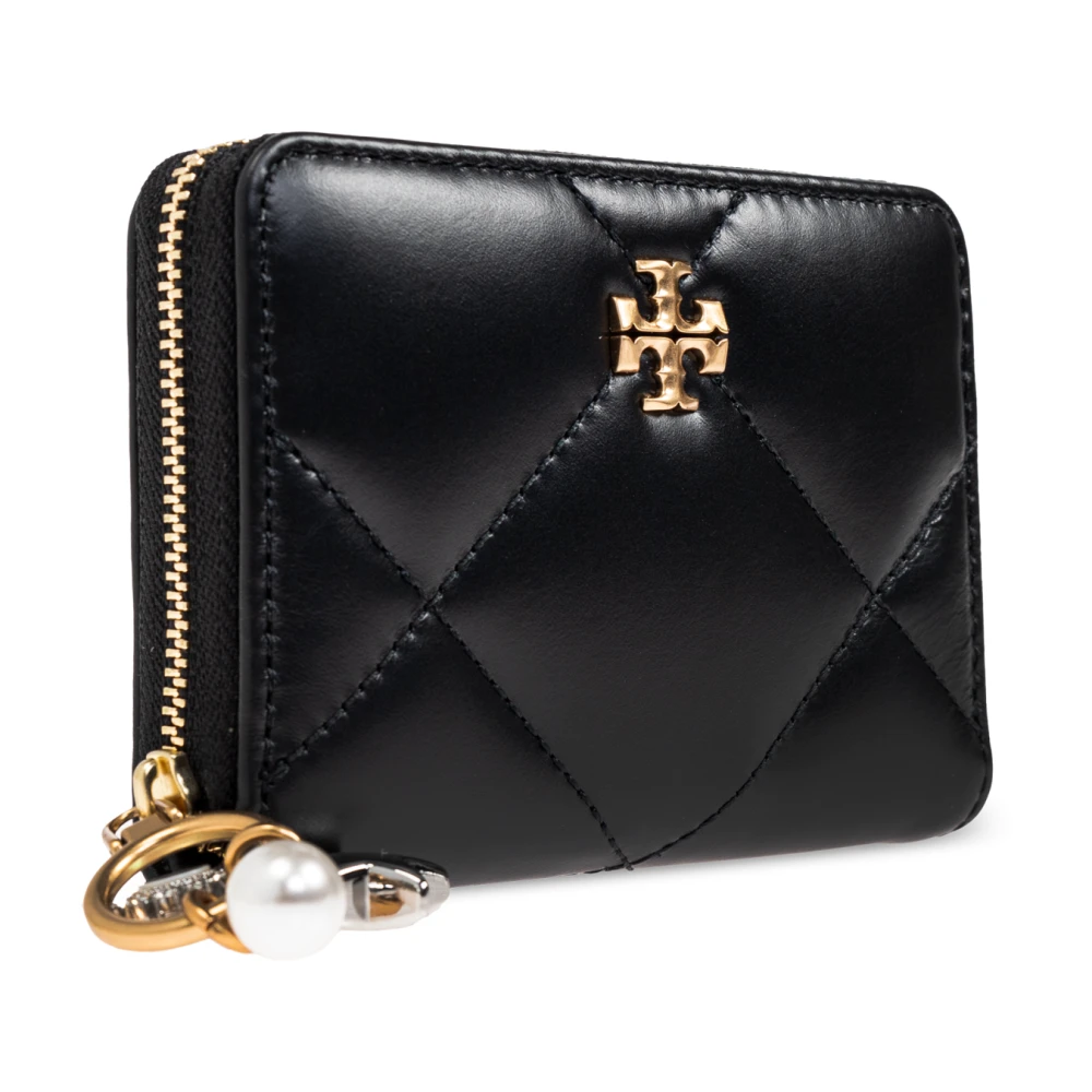TORY BURCH Leren portemonnee Black Dames