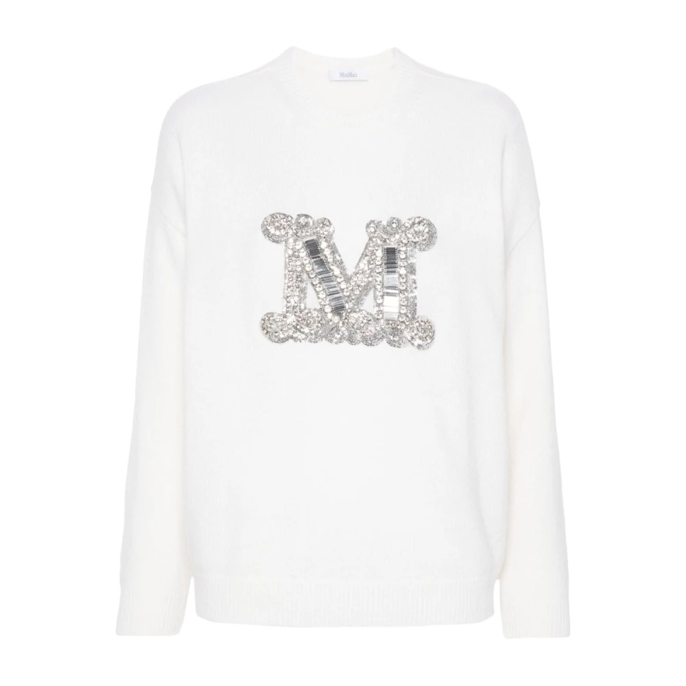 Max Mara Witte Sweater Dameskleding White Dames