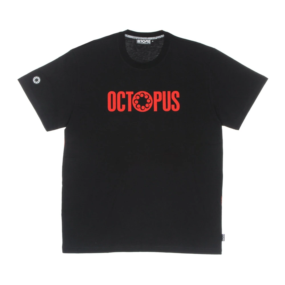 Octopus Outline Logo Tee Zwart Black Heren