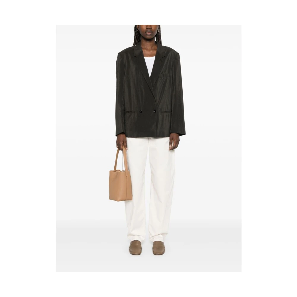 Lemaire Witte klassieke vijf-pocket broek White Dames
