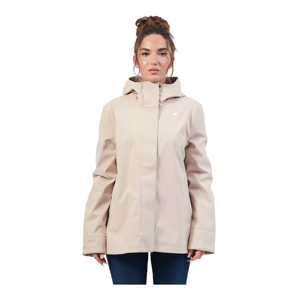 K-way Roze Flared Jas Madalina Pink Dames