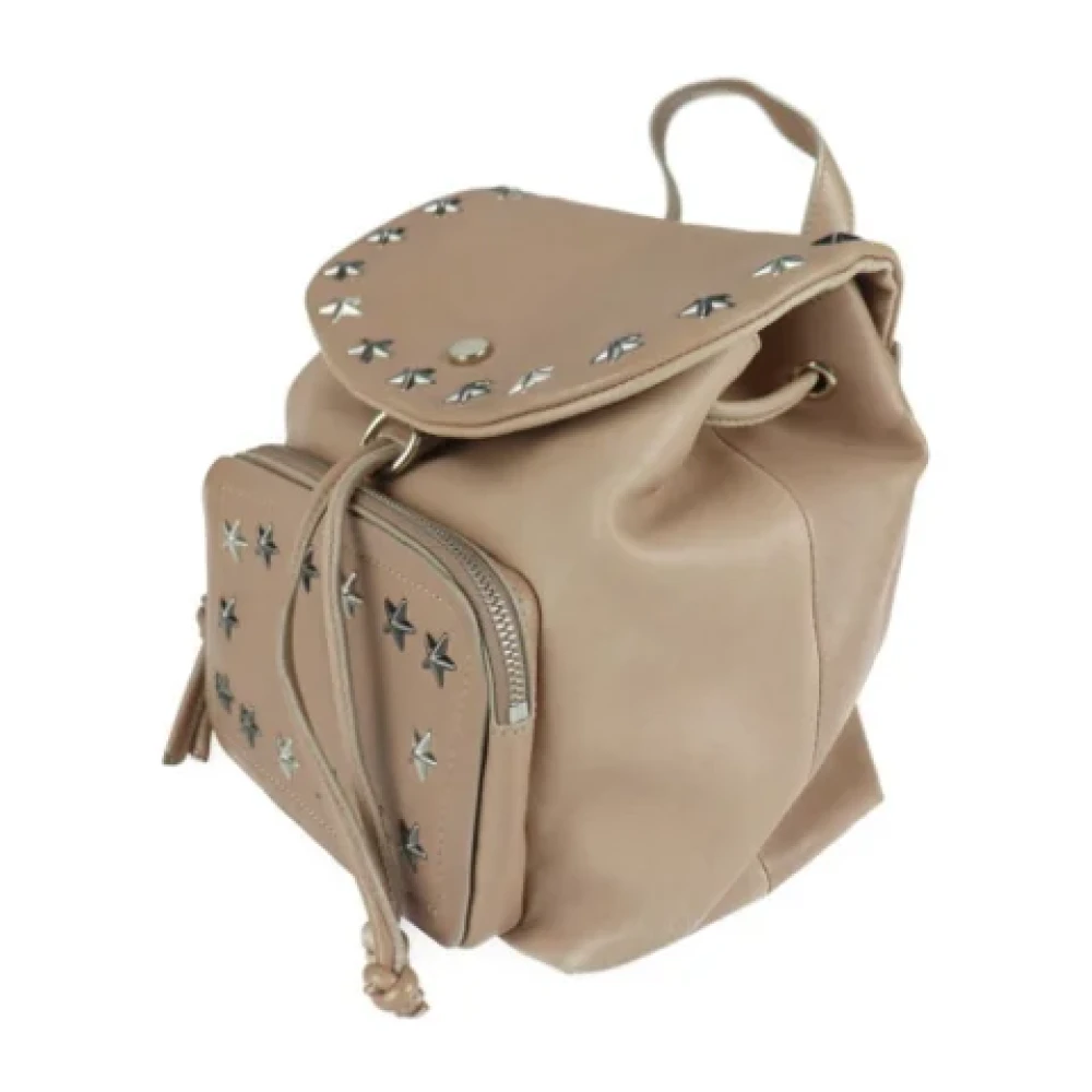 Jimmy Choo Pre-owned Fabric shoulder-bags Brown Dames