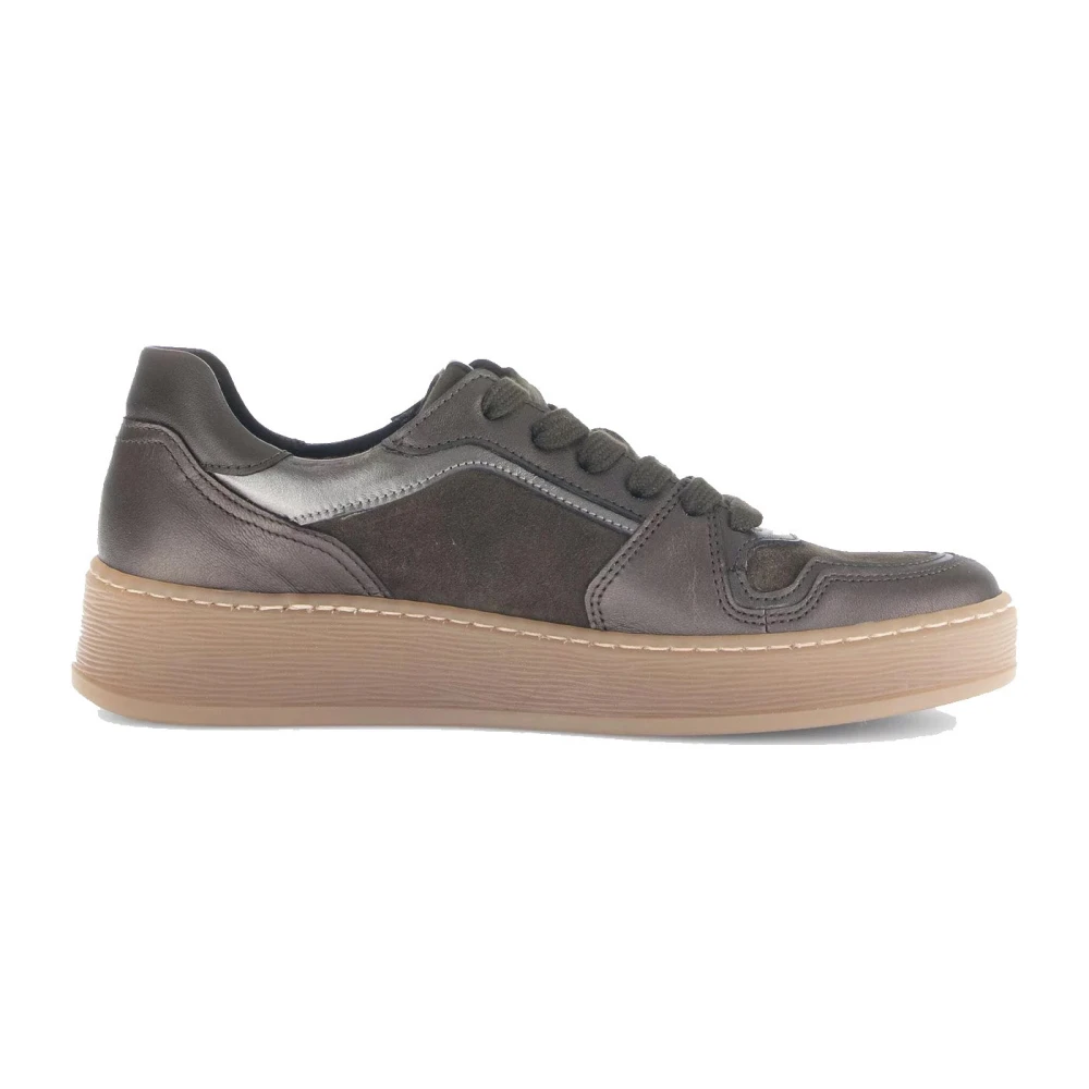Gabor Sneaker Low Dames Schoenen Groen