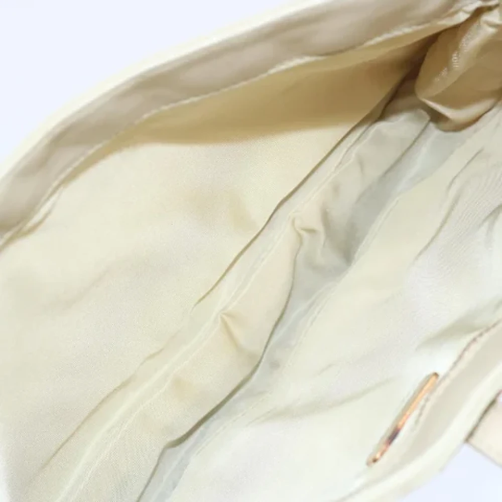 Prada Vintage Pre-owned Fabric prada-bags Beige Dames