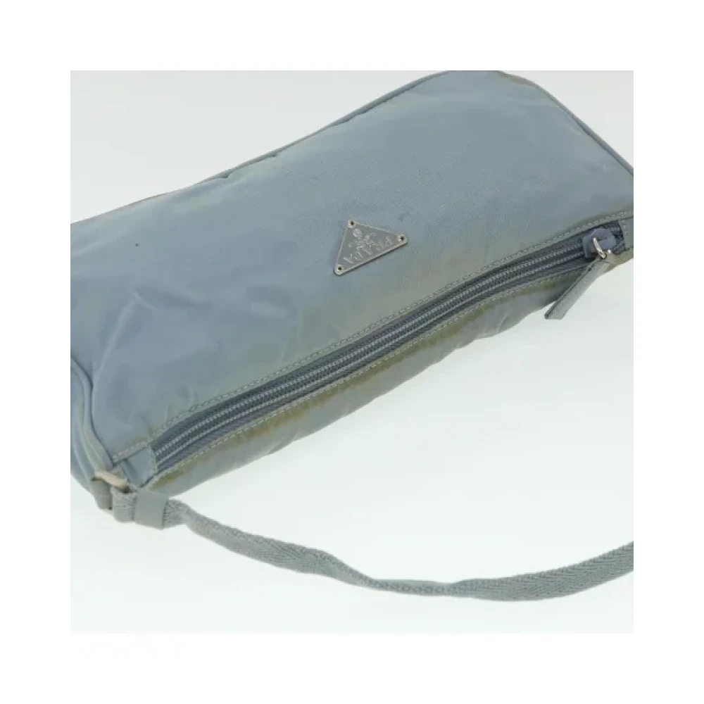 Prada Vintage Pre-owned Nylon prada-bags Blue Dames