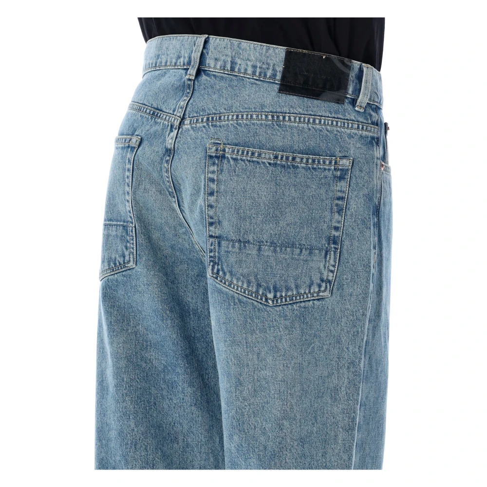 Our Legacy Blauwe Tech Derde Snit Losse Pasvorm Jeans Blue Heren