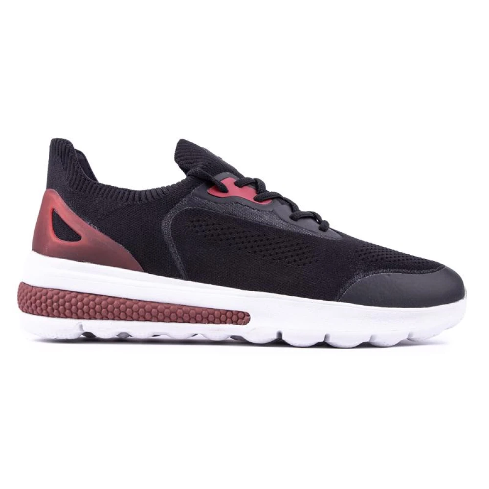 Geox Men's Black Spherica Actif Trainers