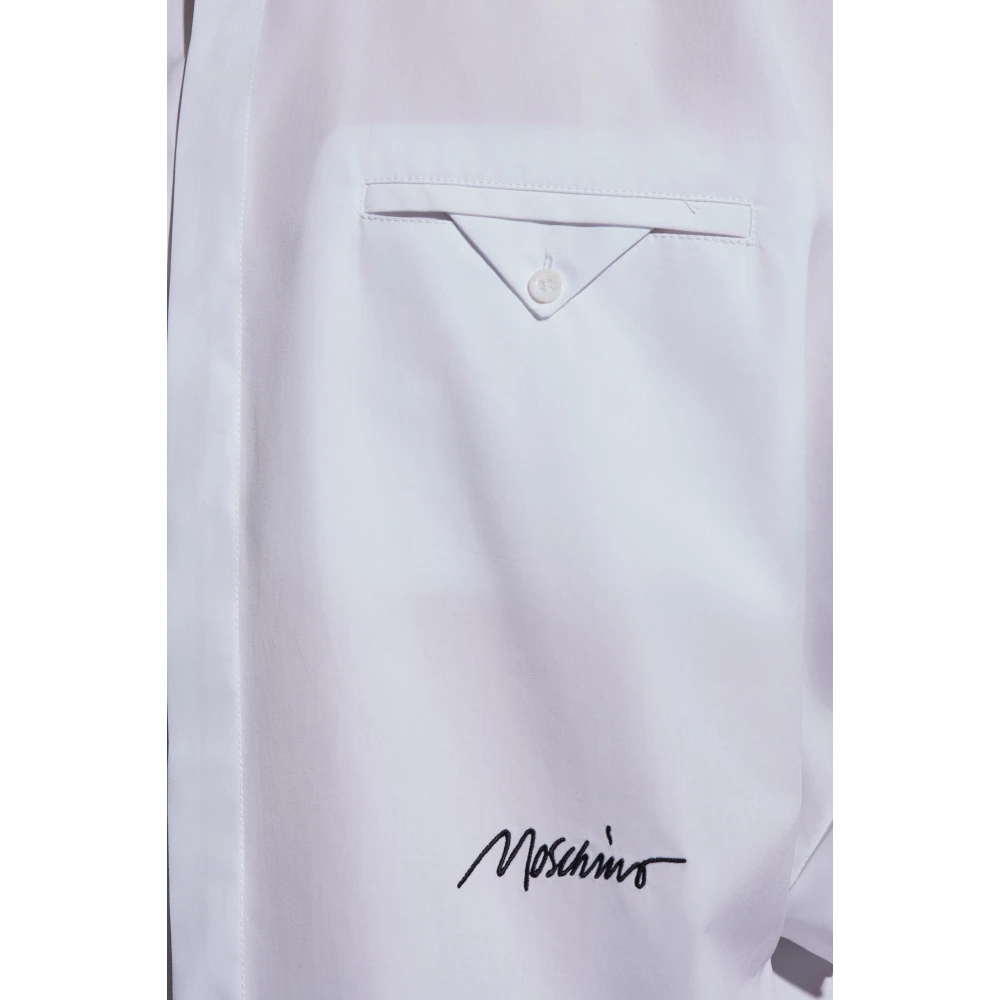 Moschino Overhemd met zak White Heren