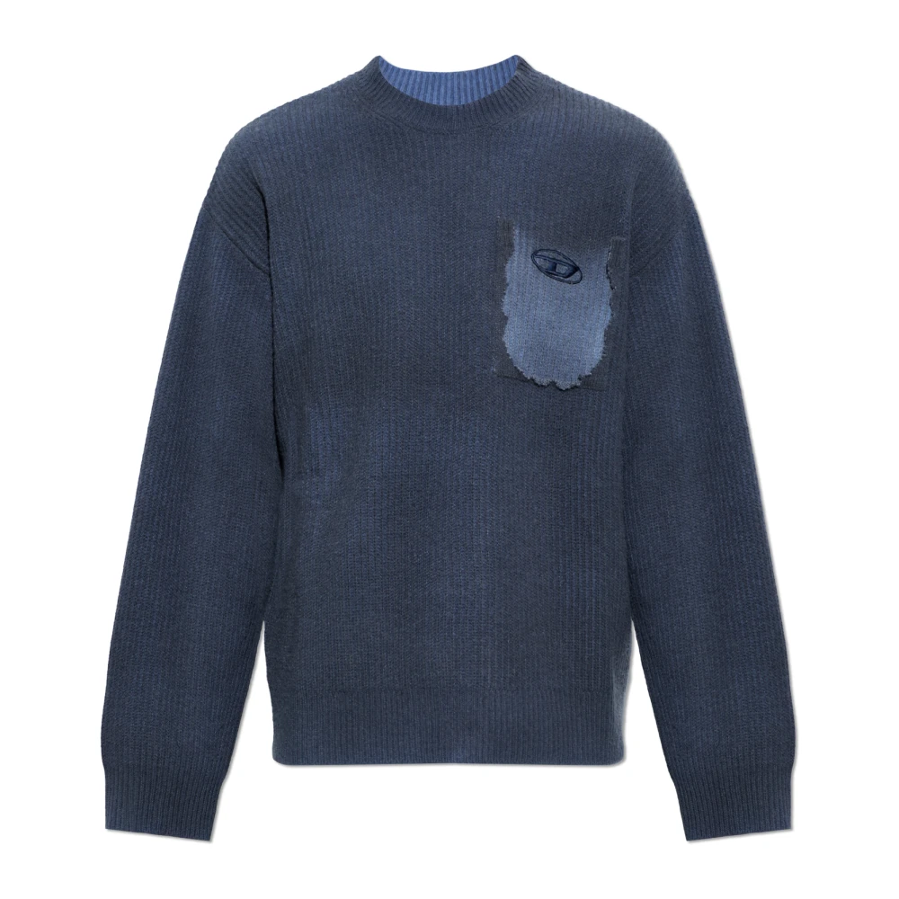 Diesel , Herren, Strickwaren, Blau, M 
