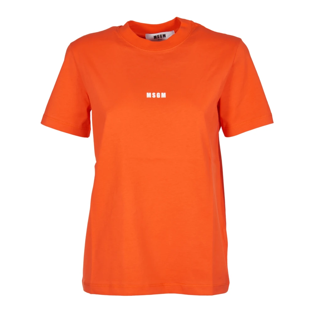Msgm - Tops > T-Shirts - Red - Msgm - Modalova