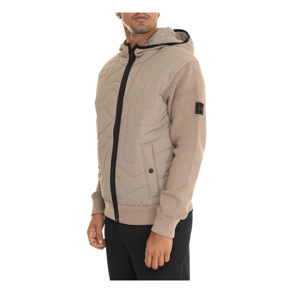 Boss Warme Winter Puffer Jacket Beige Heren