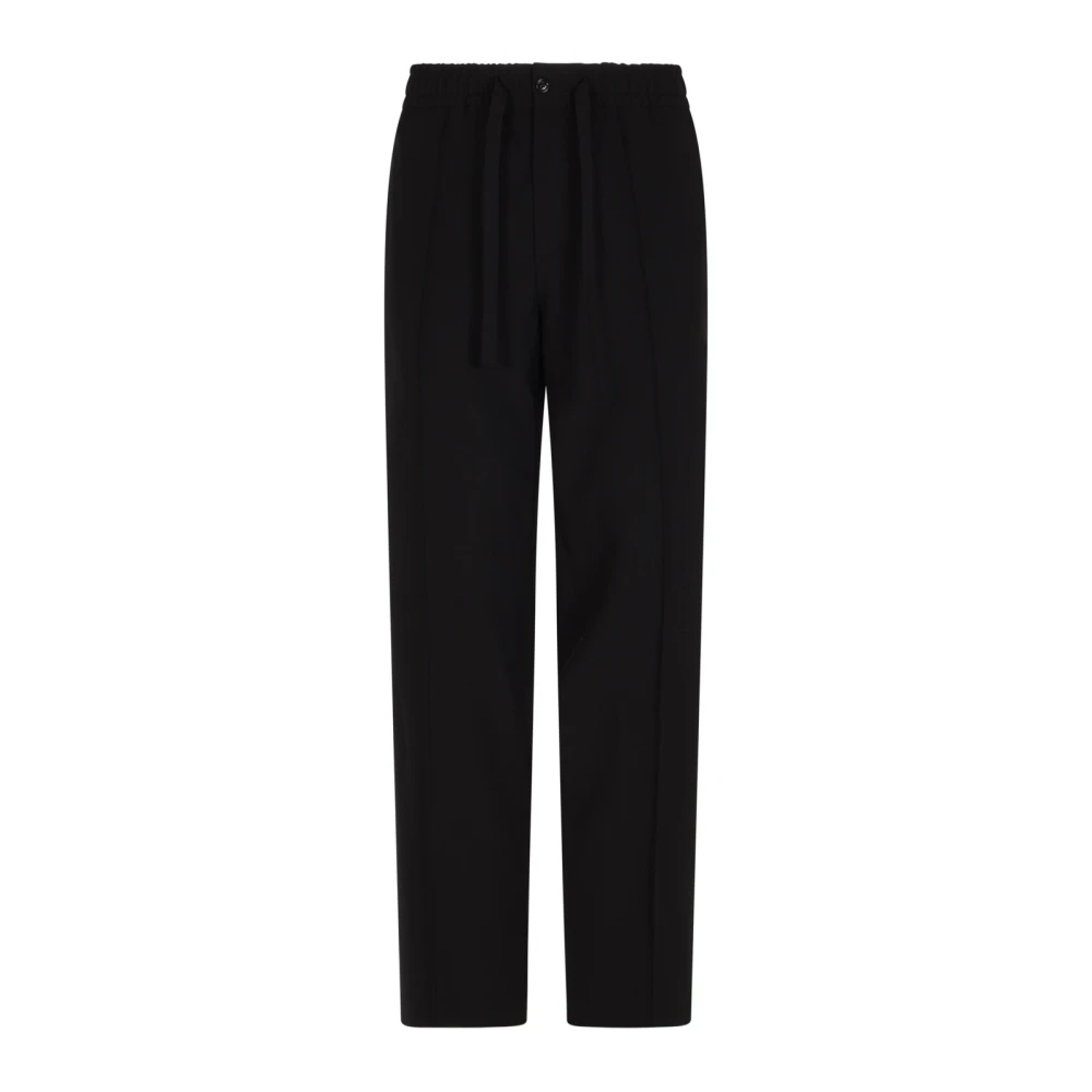 Valentino Pantalones Rectos Trousers Hombre Negro M