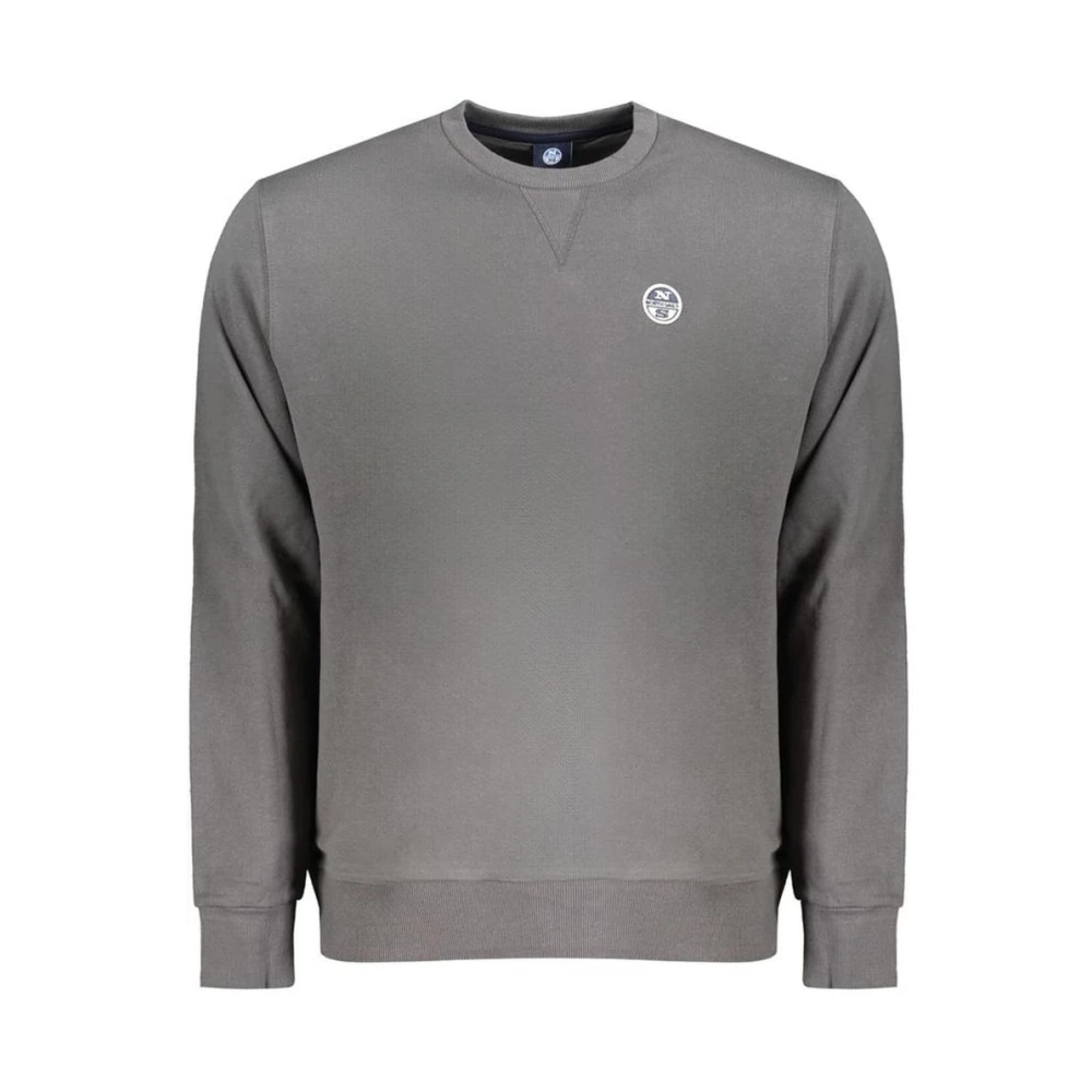 North Sails Grigio Cotton Men Sweatshirt - XL - Image 3