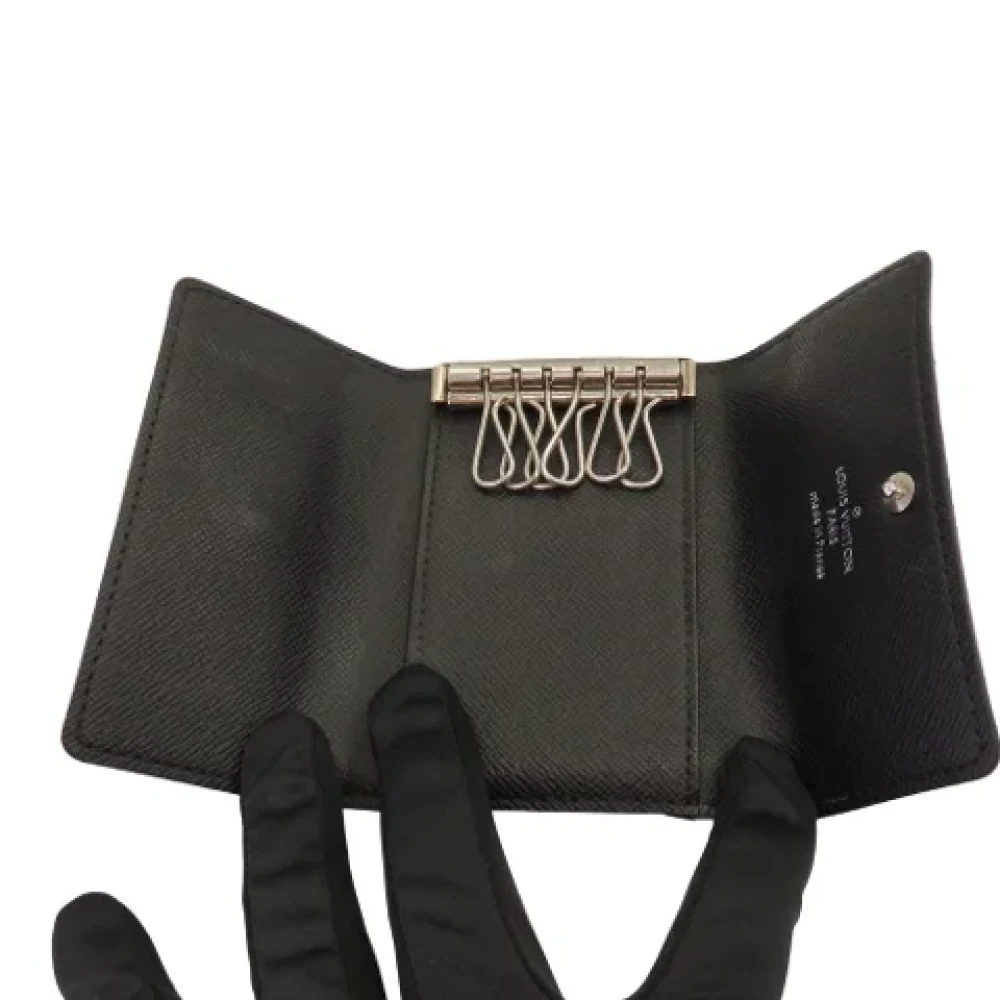 Louis Vuitton Vintage Pre-owned Canvas key-holders Black Dames