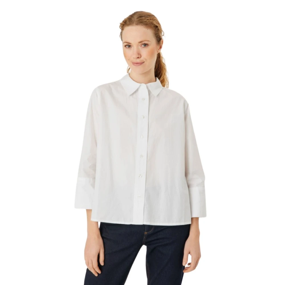 Masai Women's White Mailonka Shirt - Shirts - 2XL - Blouses & Shirts