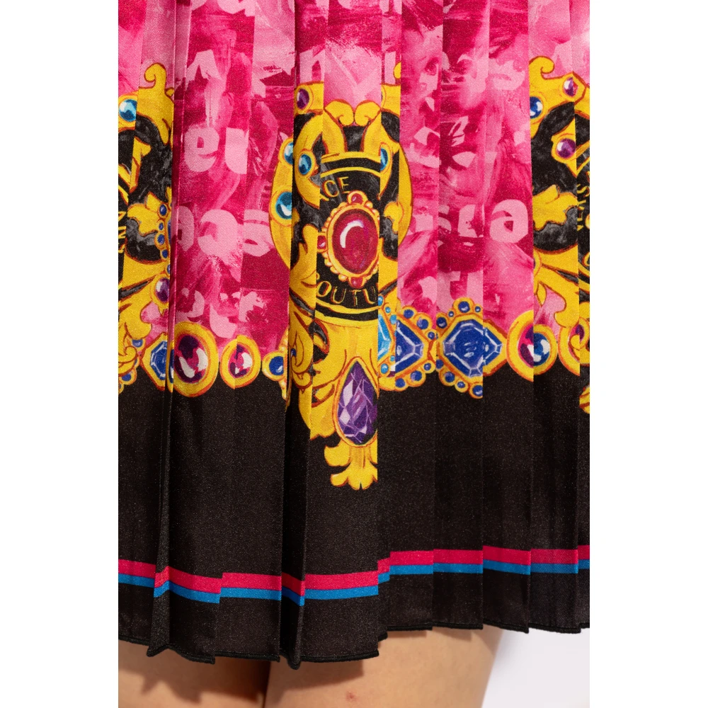 Versace Jeans Couture Geplooide rok Pink Dames