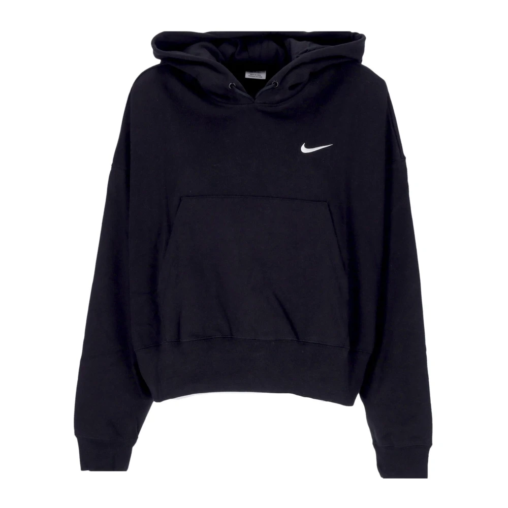 Nike Oversized Hoodie Black, Dam