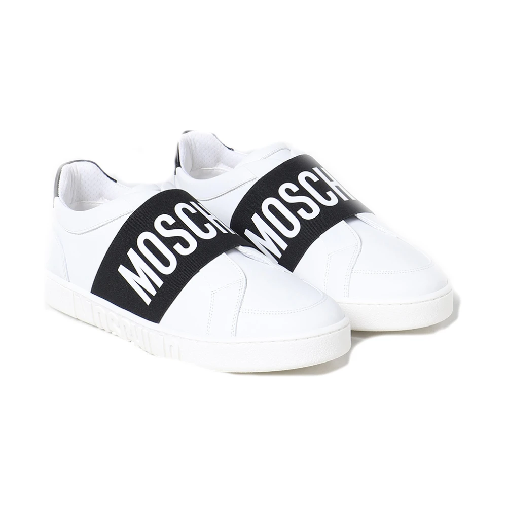 Moschino Stijlvolle Sneaker voor Heren White Heren