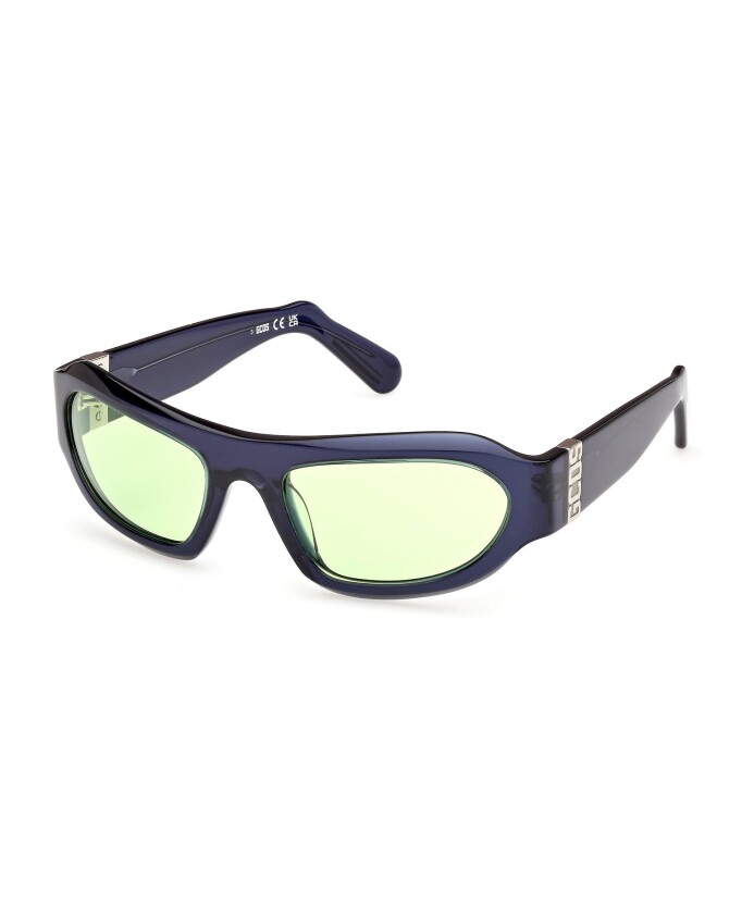 lunettes-de-soleil-carrees-transparentes-bleues