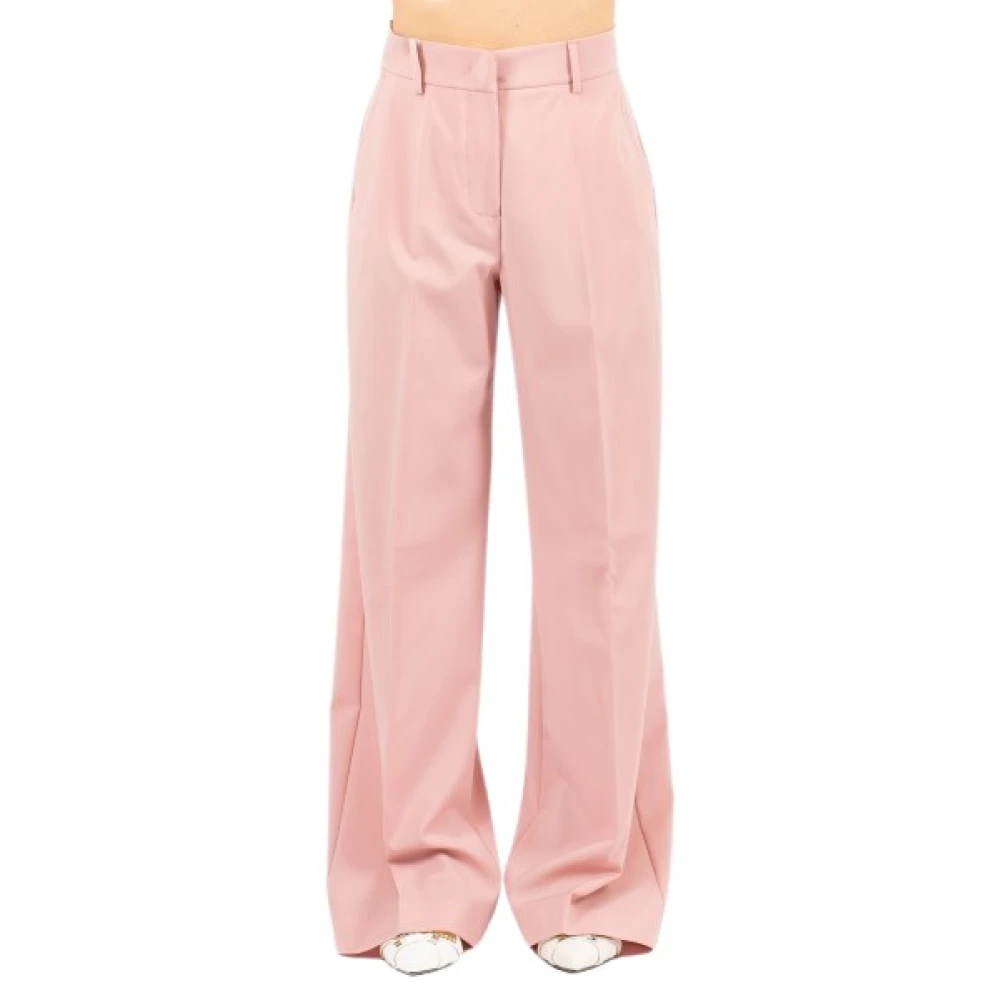 Weekend Max Mara Kvinno Rosa Byxor Dam, M, Pantalone Palazzo