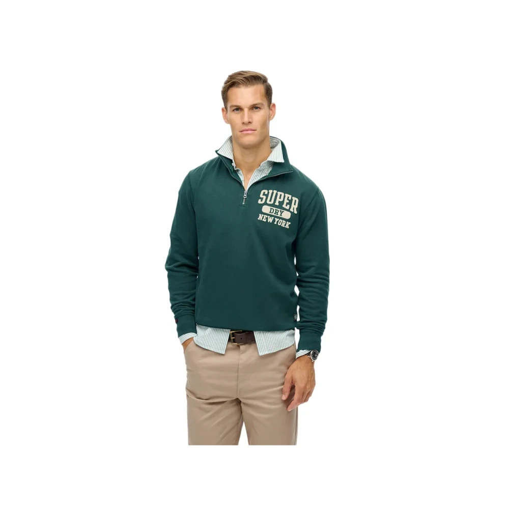 Superdry Uomo Verde Felpe, M, New, - Immagine 1