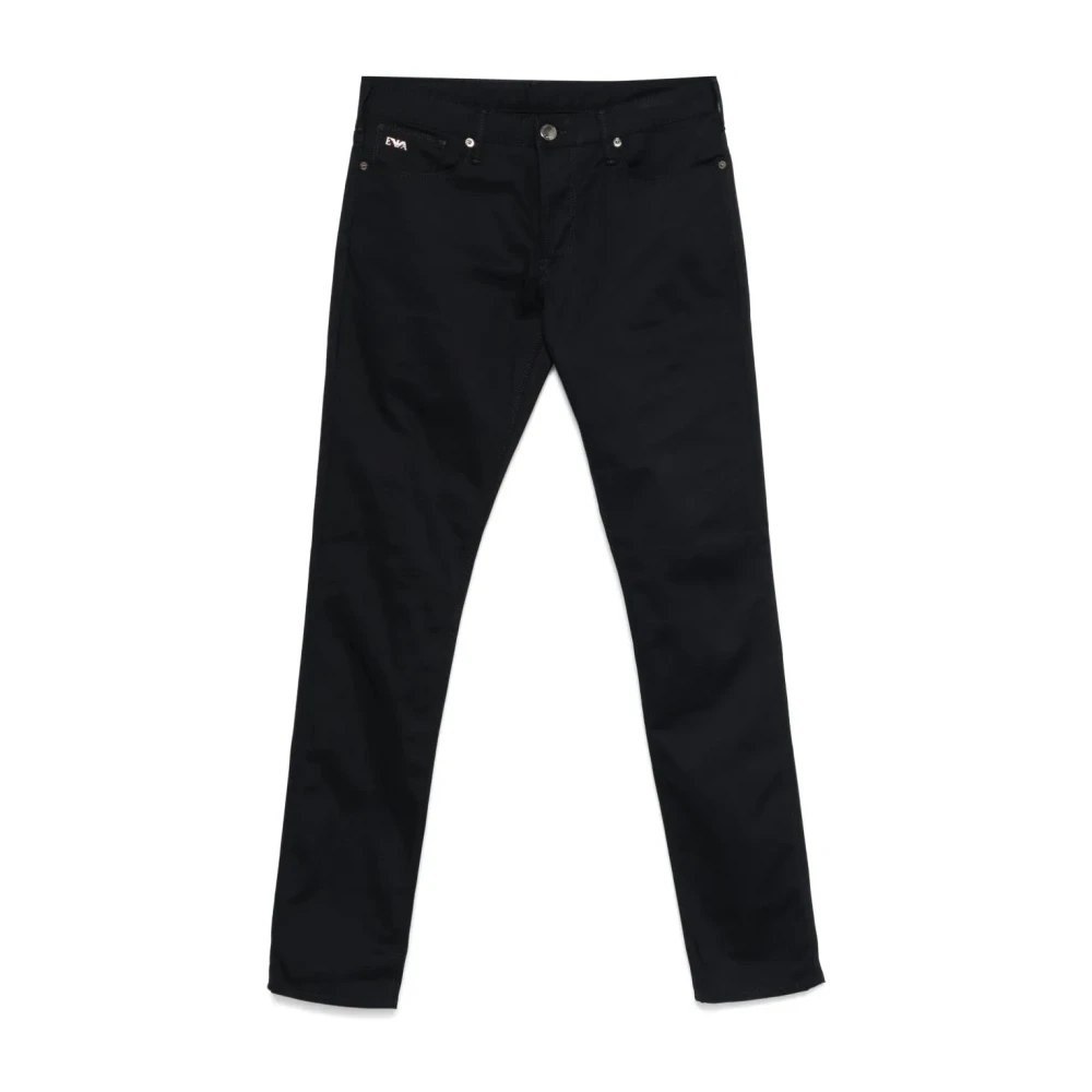 Emporio Armani Men's Black Stylish Pocket Trousers - Slim-Fit Trousers - W36 - Trousers