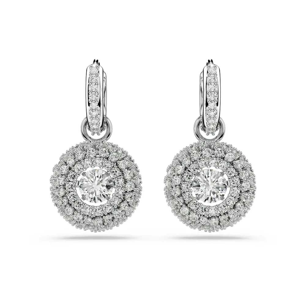 Swarovski - Sublima Tropfenohrringe - Accessories - Damen - Grau - One Size - Bild 4