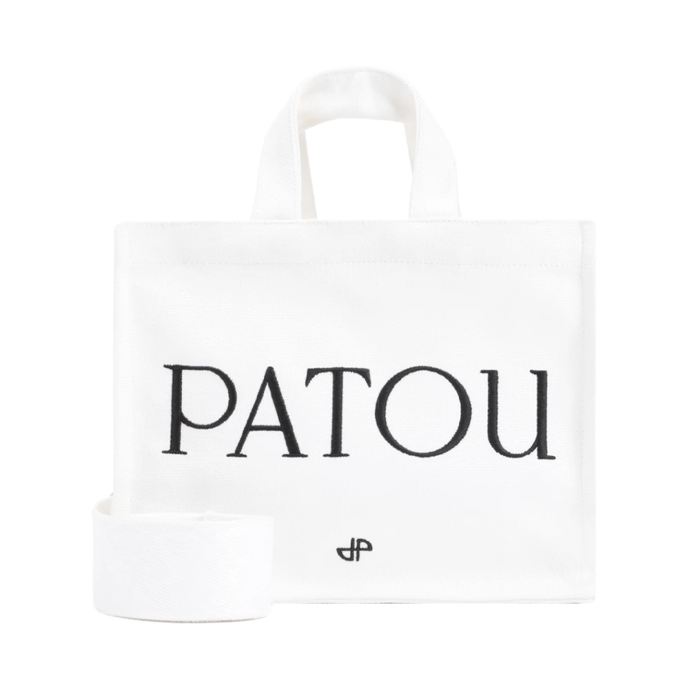 Patou Witte Shopper Tote Tas White Dames