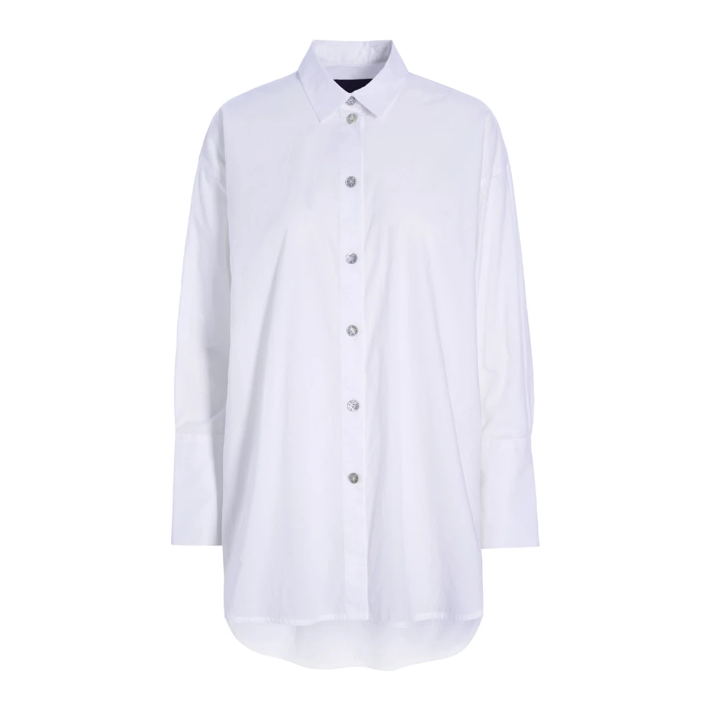 Bitte Kai Rand Kern Katoen Oversized Shirt Lavendel Water Purple Dames
