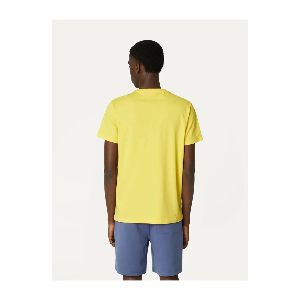 K-way Blauwe Diepte Sunstruck T-shirt Yellow Heren