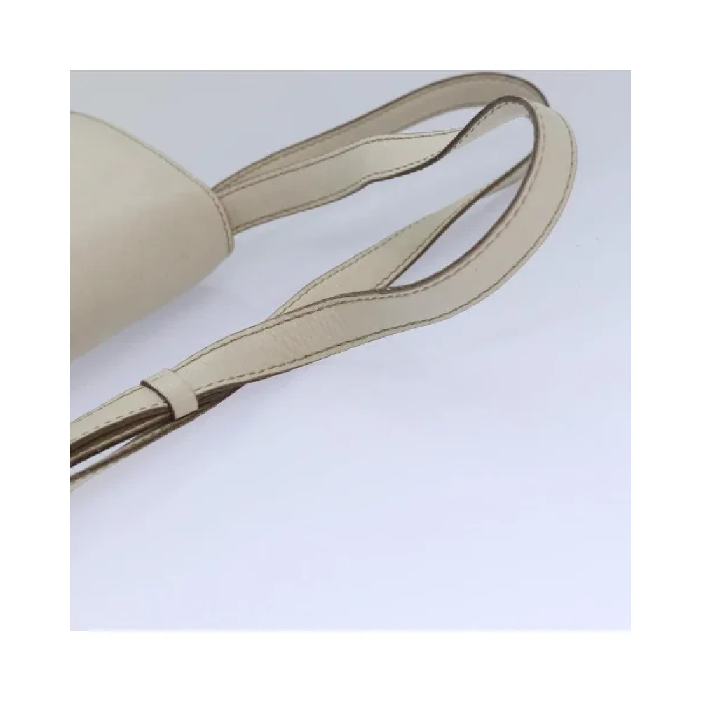 Celine Vintage Pre-owned Leather celine-bags White Dames